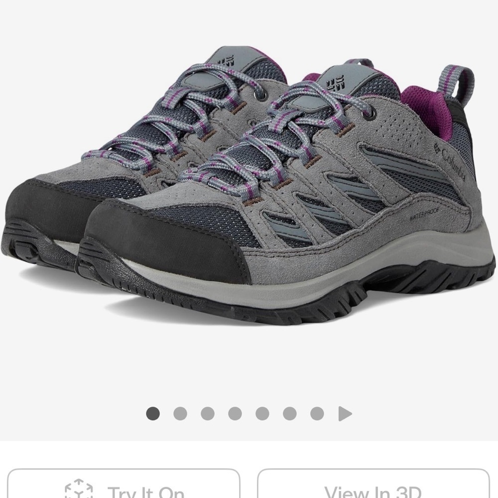 Columbia - Crestwood waterproof - Women's trail running / Hiking Shoes.  Size 9